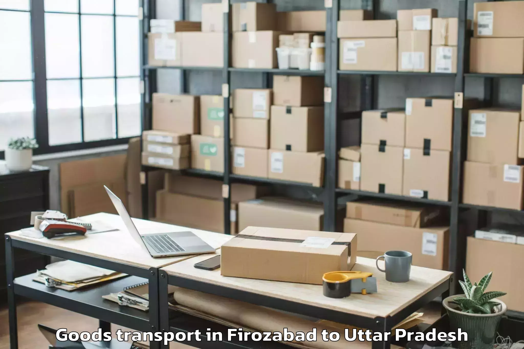 Discover Firozabad to Abhilashi University Bareilly Goods Transport